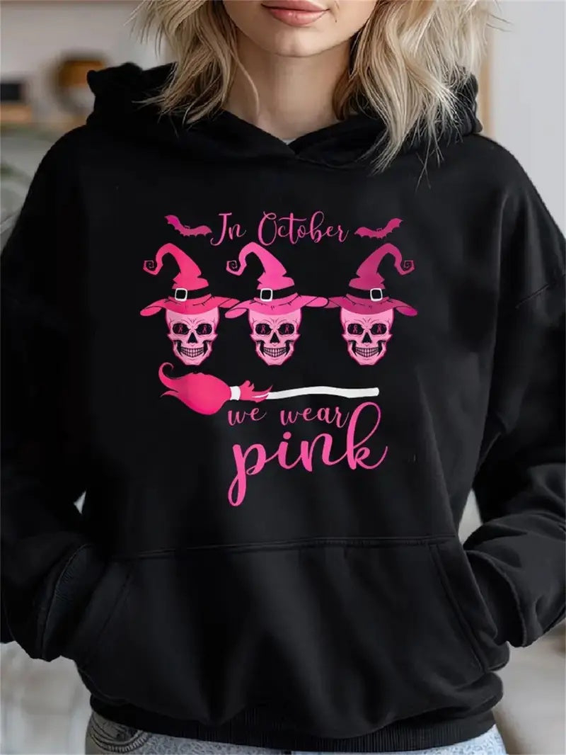 Pink Ribbon Awareness Fall Hoodie