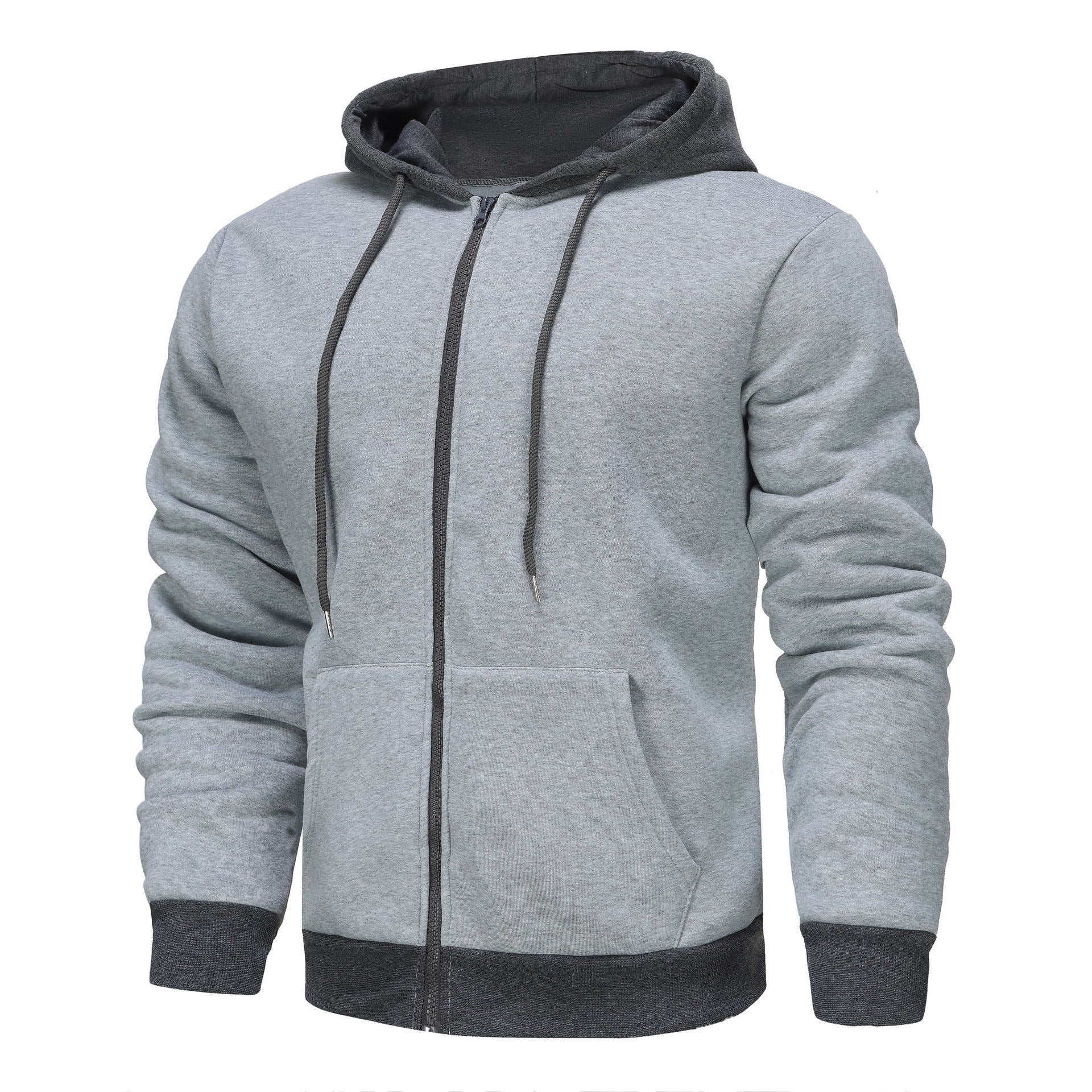 Sporty Outerwear Hoodie