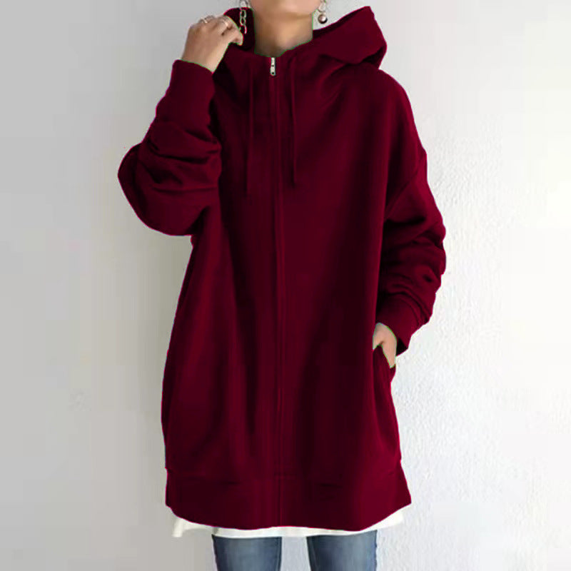 Fuzzy Full-Zip Hoodie
