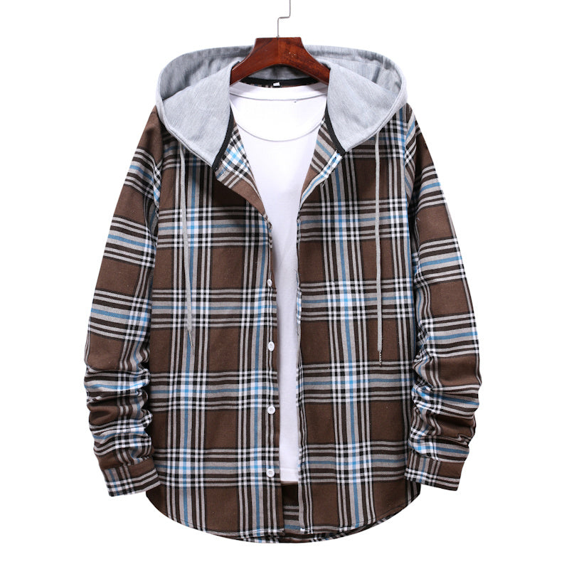 Classic Plaid Versatile Hoodie
