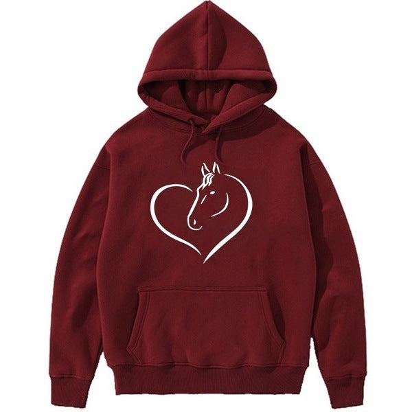 Horse Love versatile Hoodie
