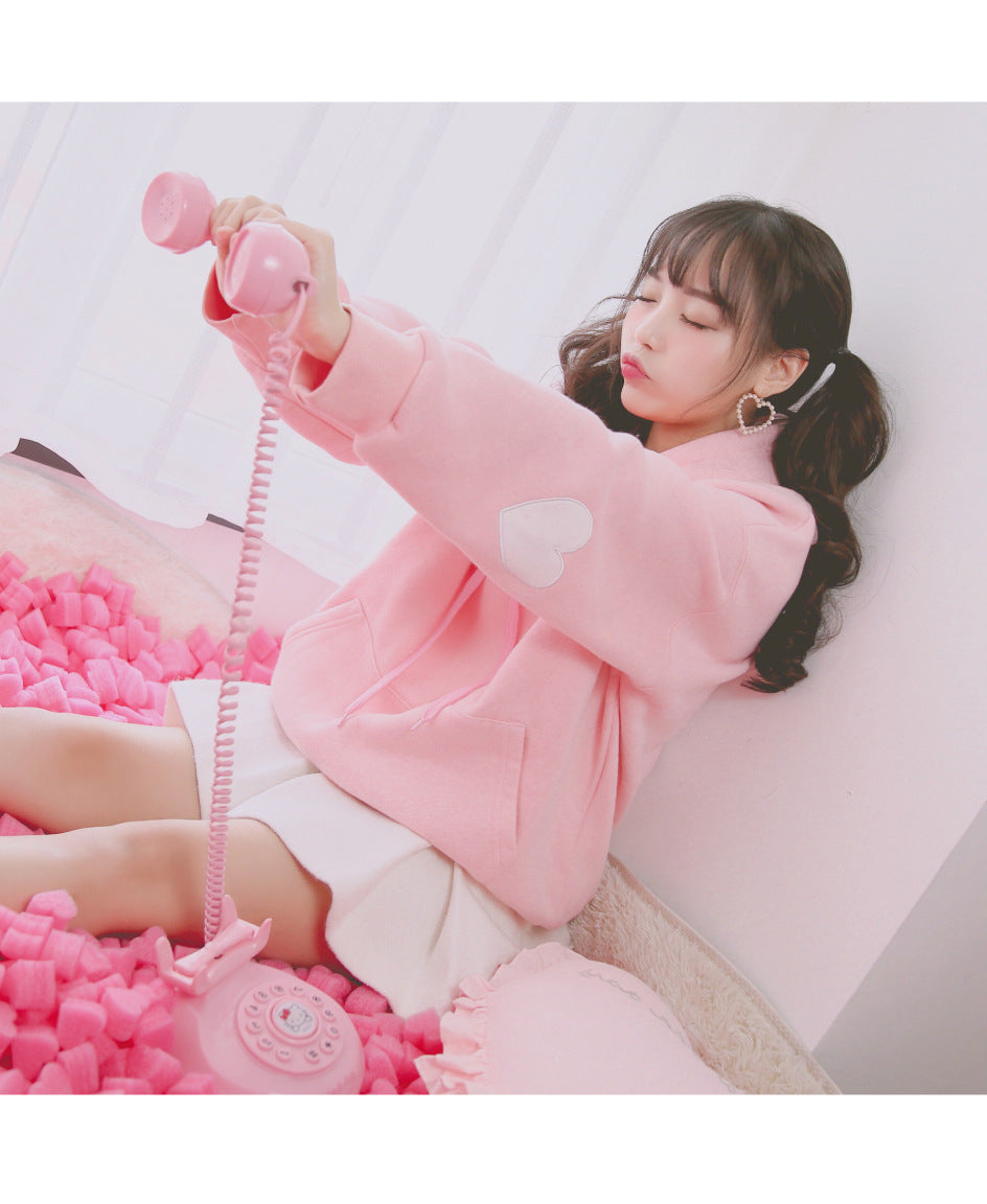 Velvet Soft Love Hoodie