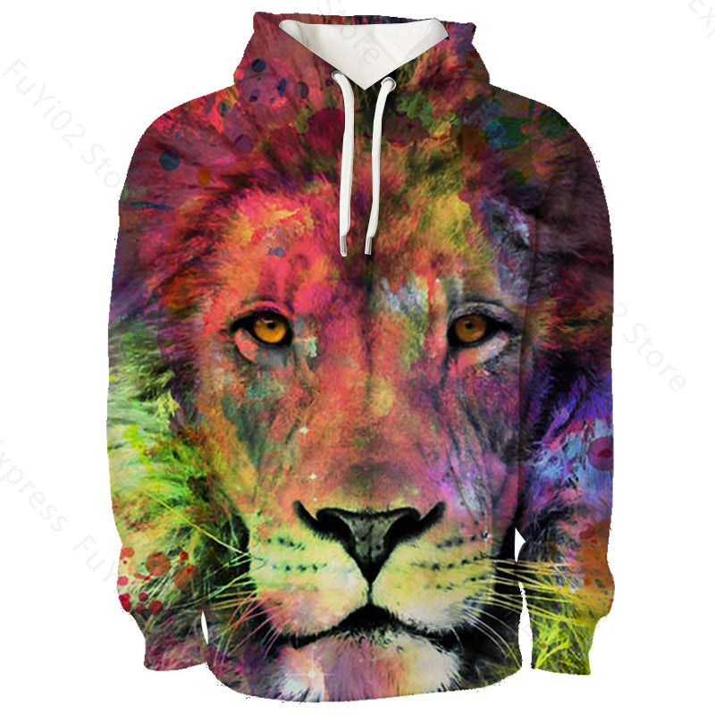 Animal Pattern Hoodies