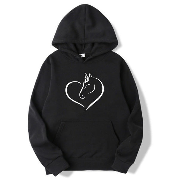 Horse Love versatile Hoodie