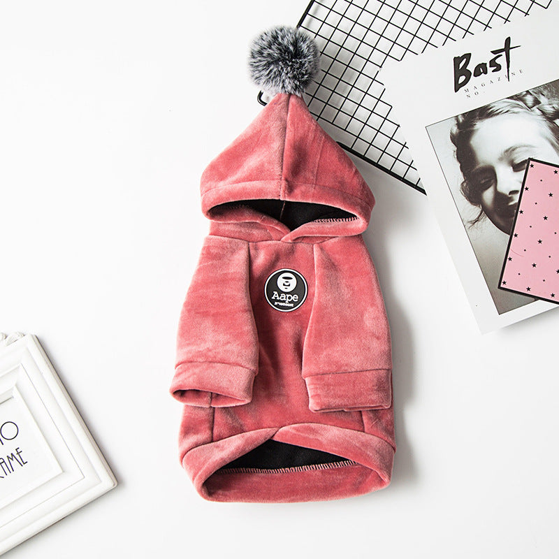 Plush Pet Hoodie
