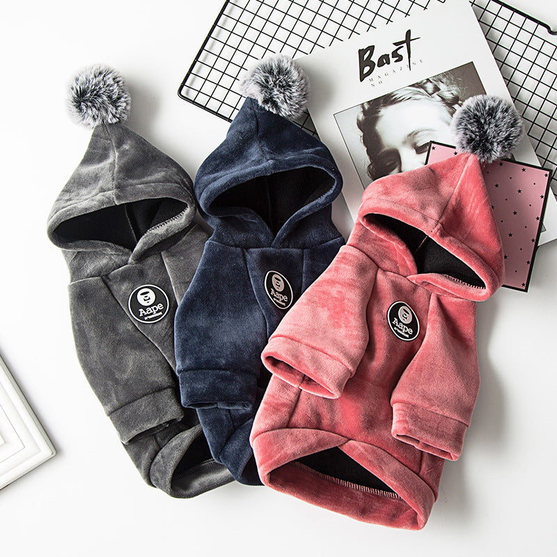 Plush Pet Hoodie