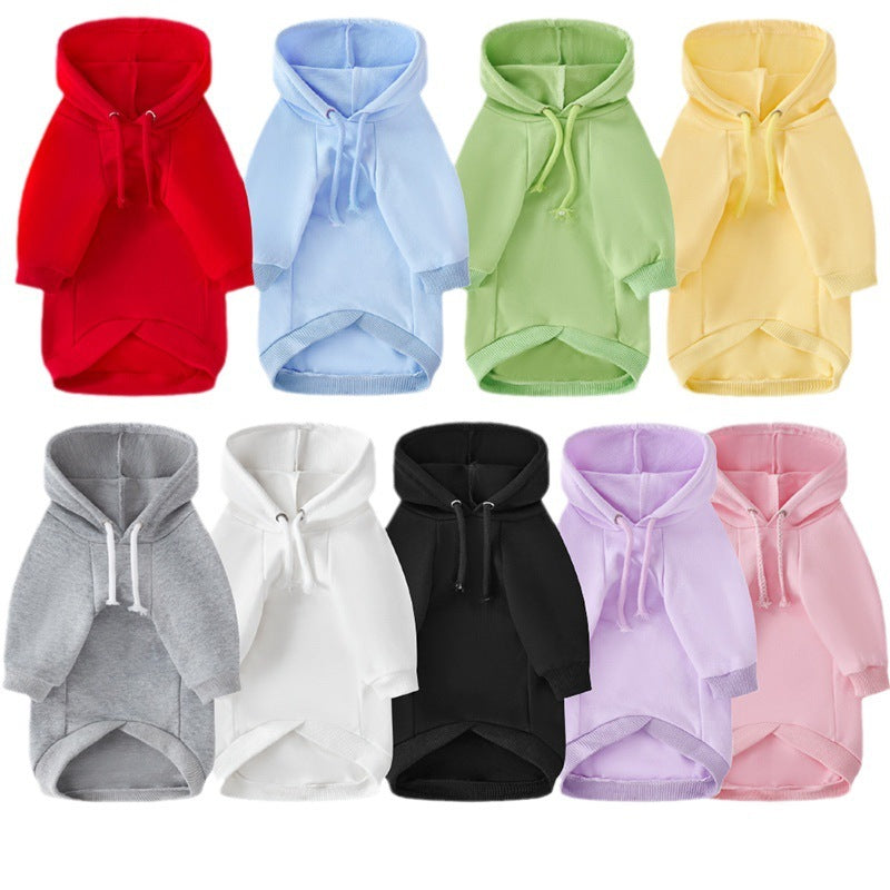 Solid Cotton Hoodie