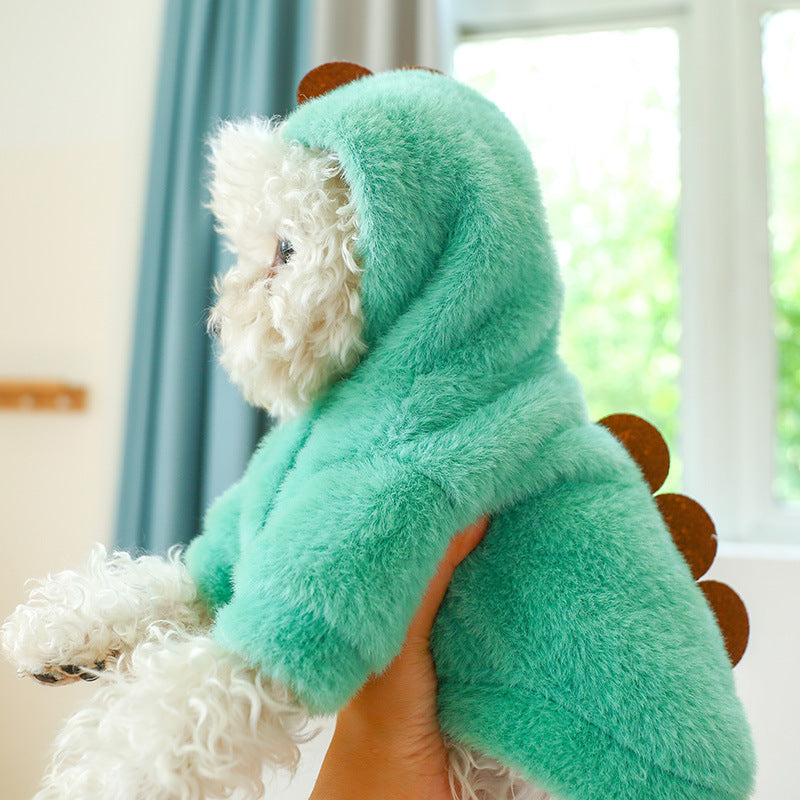Soft and Warm Dino Hoodie