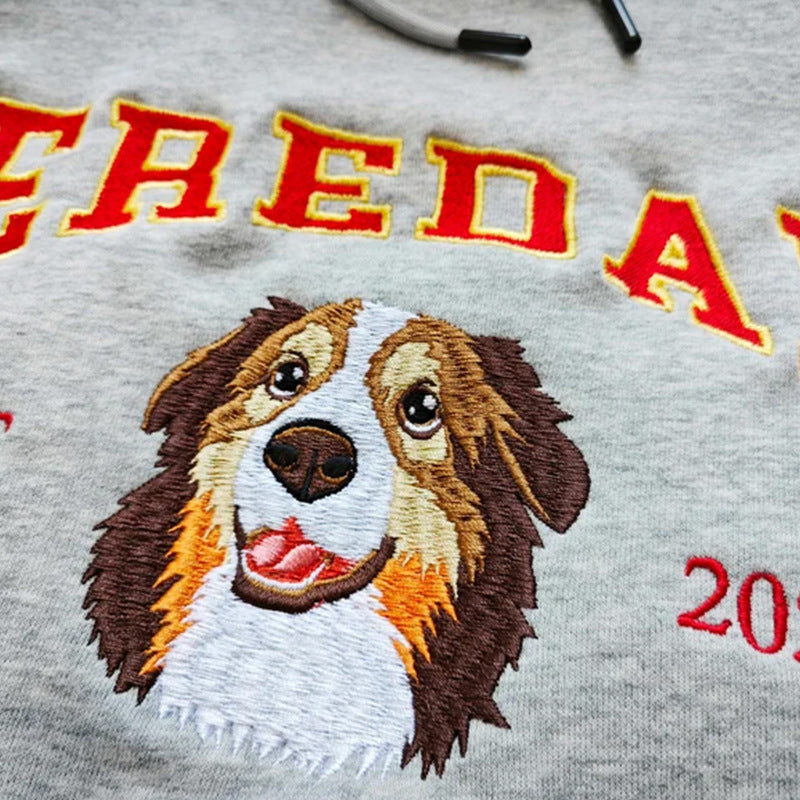Custom Embroidered Pet Hoodie