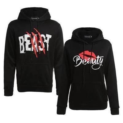 Beauty & Beast Printed Hoodie