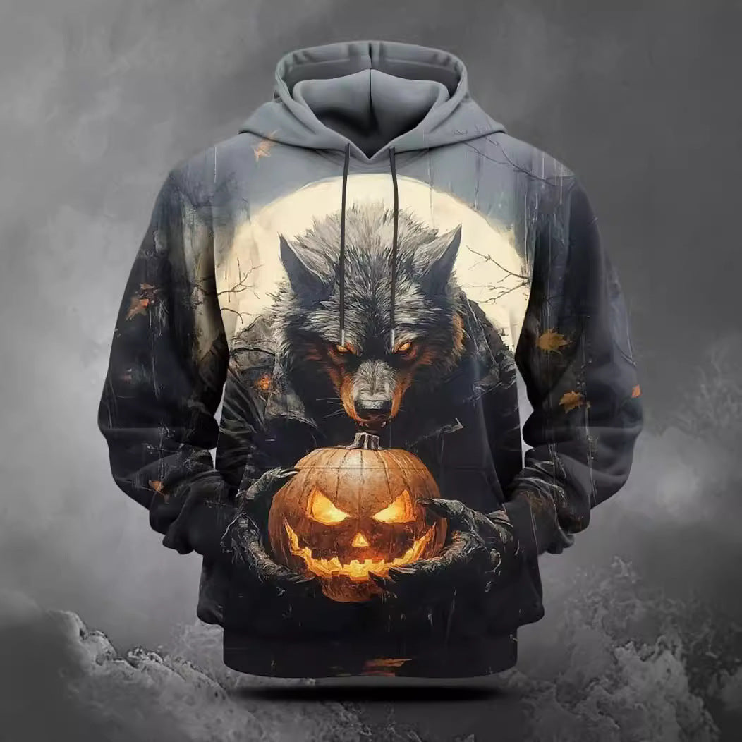 Horror Pumpkin Head 3D Hoodie