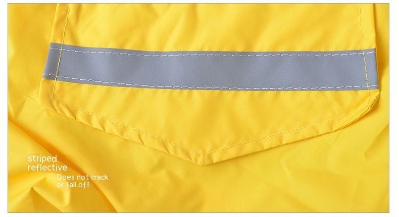 Pet Raincoat Dog Raincoat Four-leg Hooded