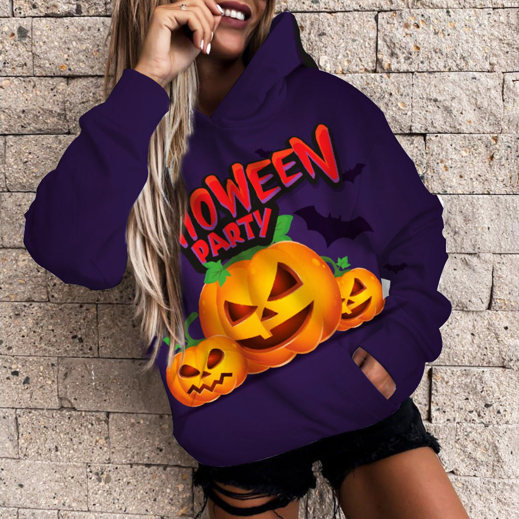 Halloween Pumpkin 3D Print Casual Hoodie