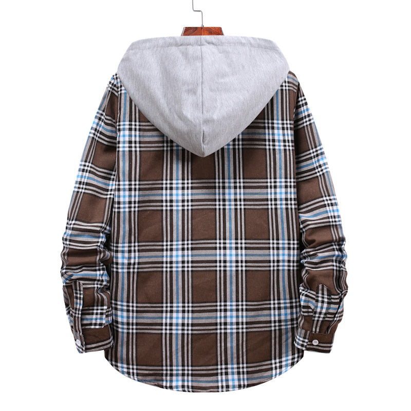 Classic Plaid Versatile Hoodie