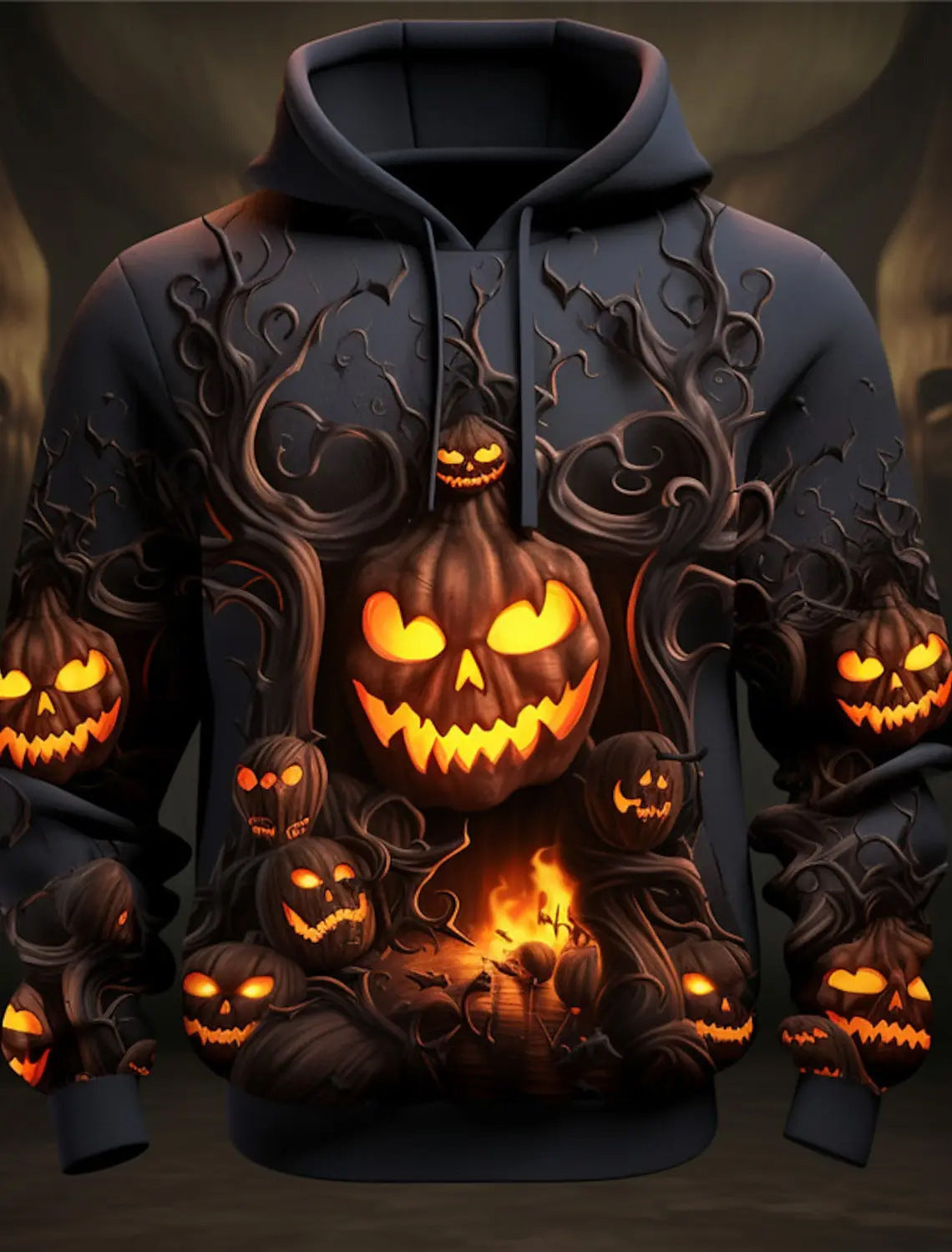 Horror Pumpkin Head 3D Hoodie
