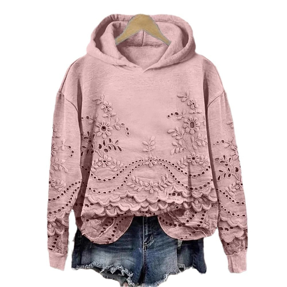 Digital Print Chic Hoodie