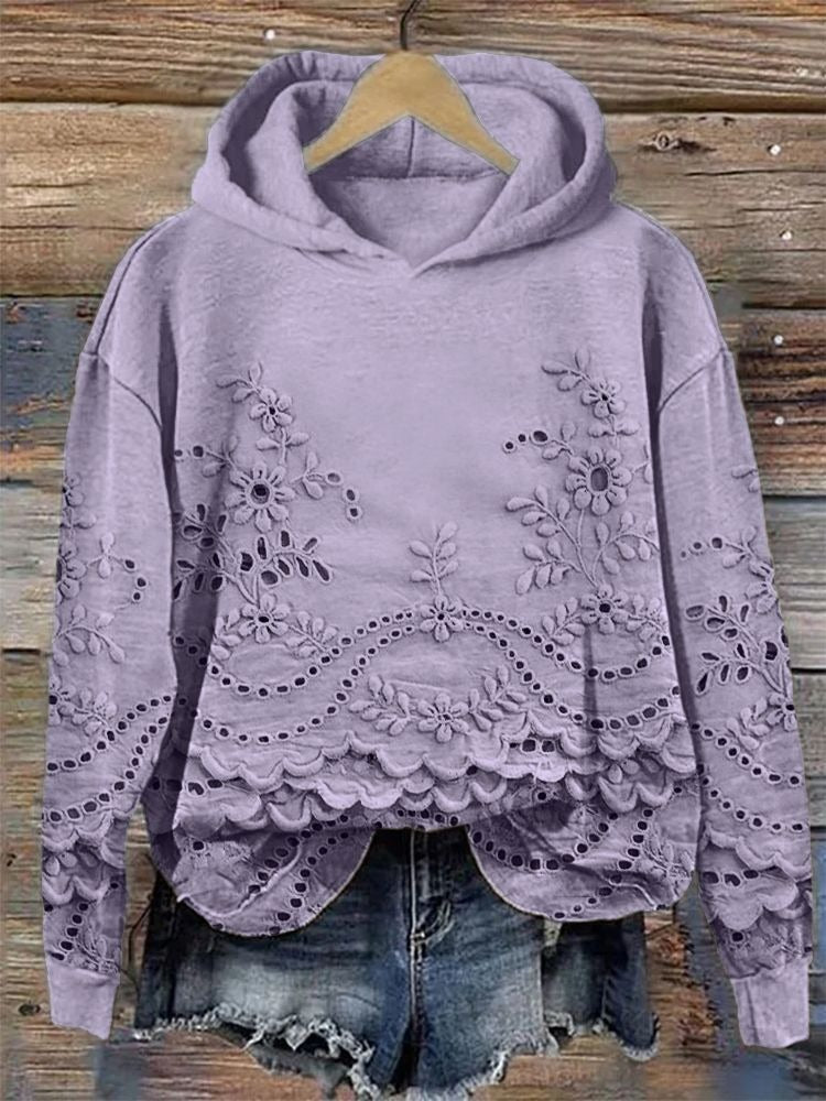 Digital Print Chic Hoodie