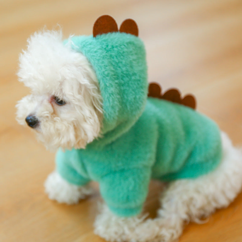 Soft and Warm Dino Hoodie