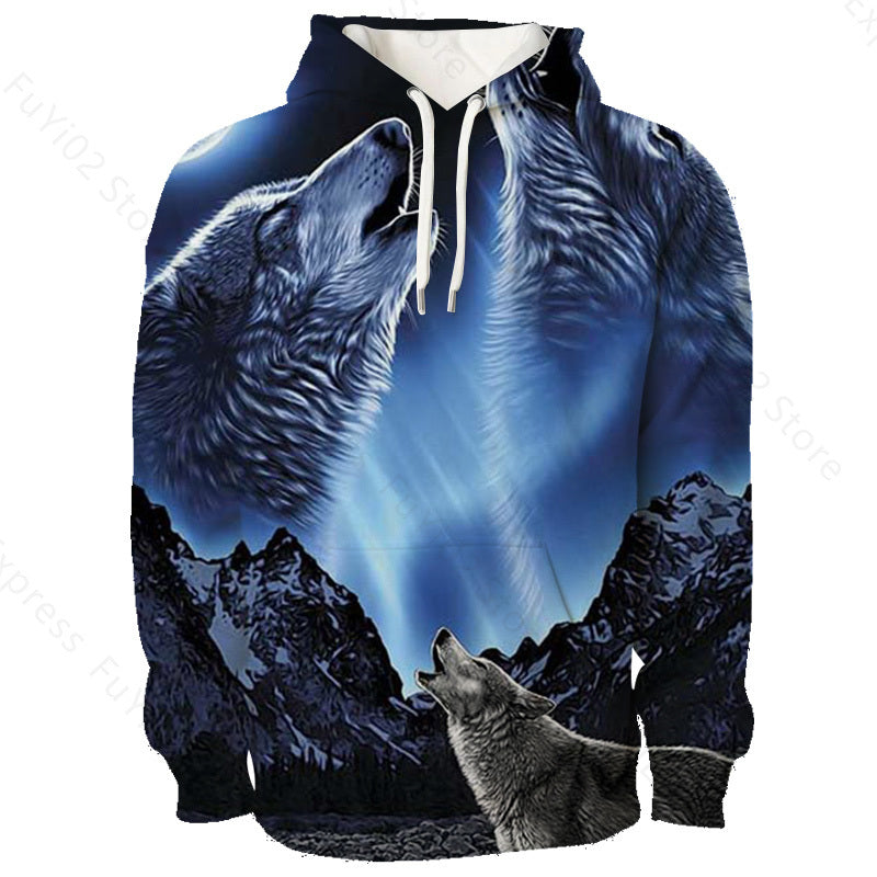 Animal Pattern Hoodies