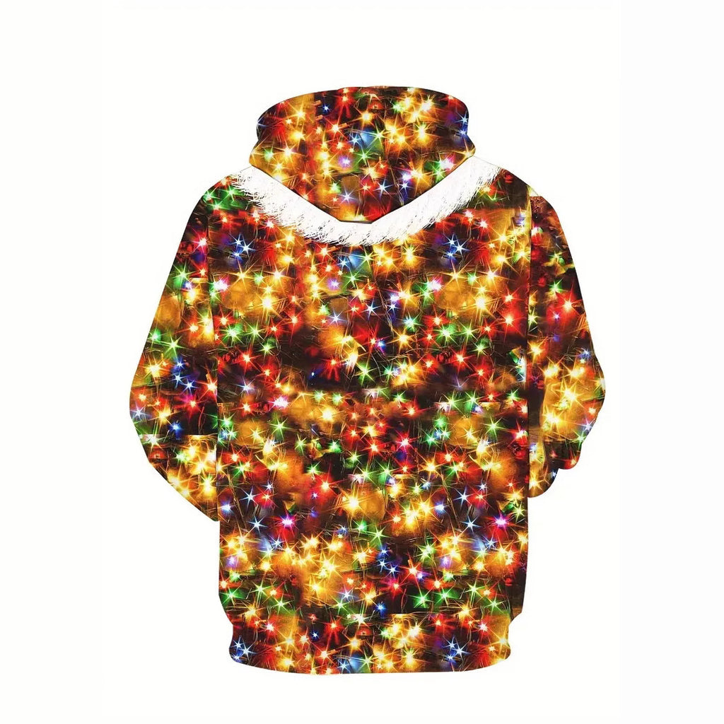 Funny Christmas 3D Printed Six Pack Hoodie