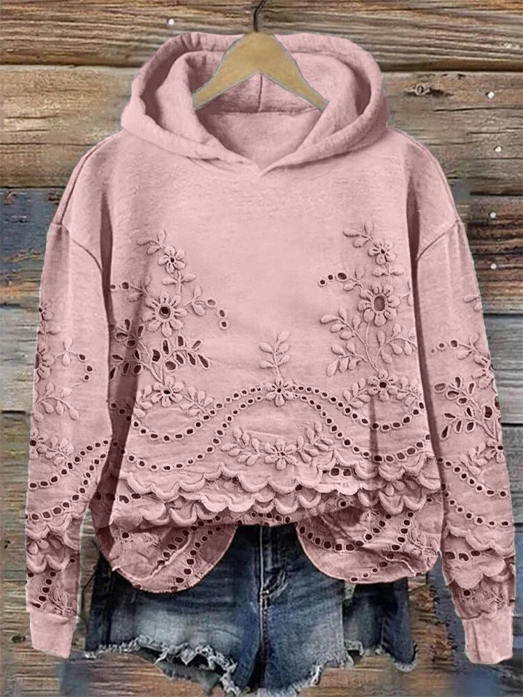 Digital Print Chic Hoodie