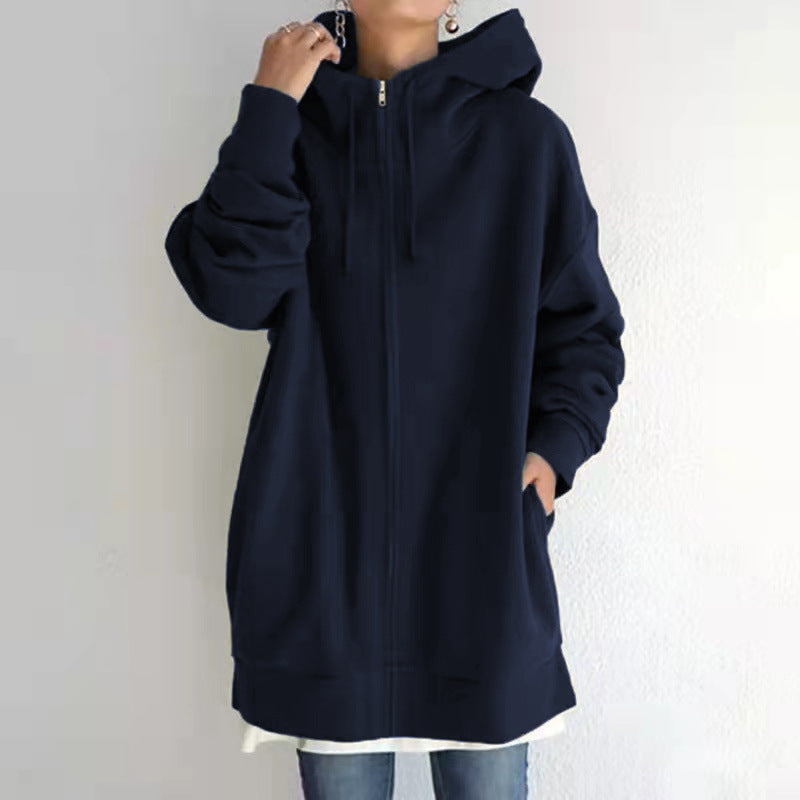 Fuzzy Full-Zip Hoodie