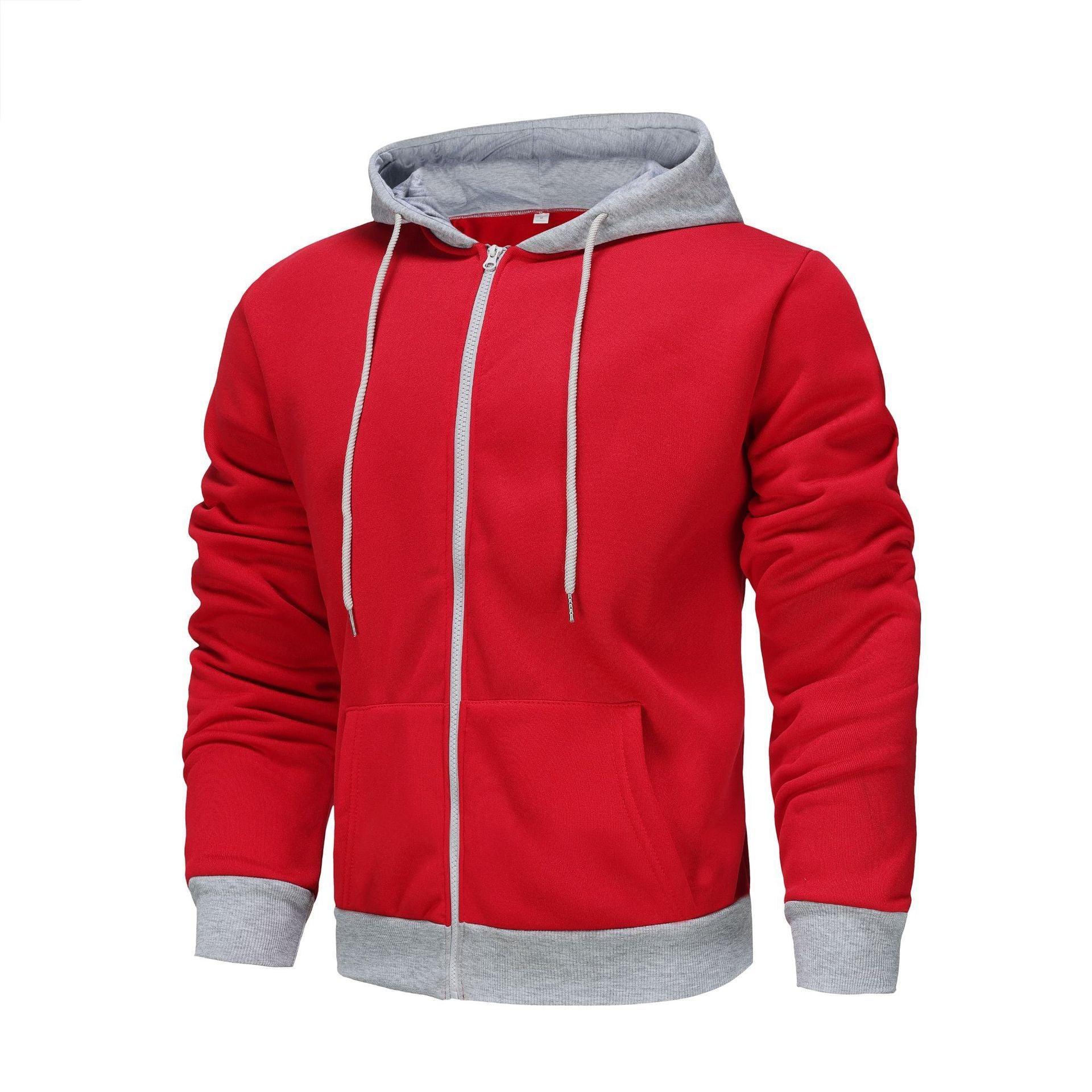 Sporty Outerwear Hoodie