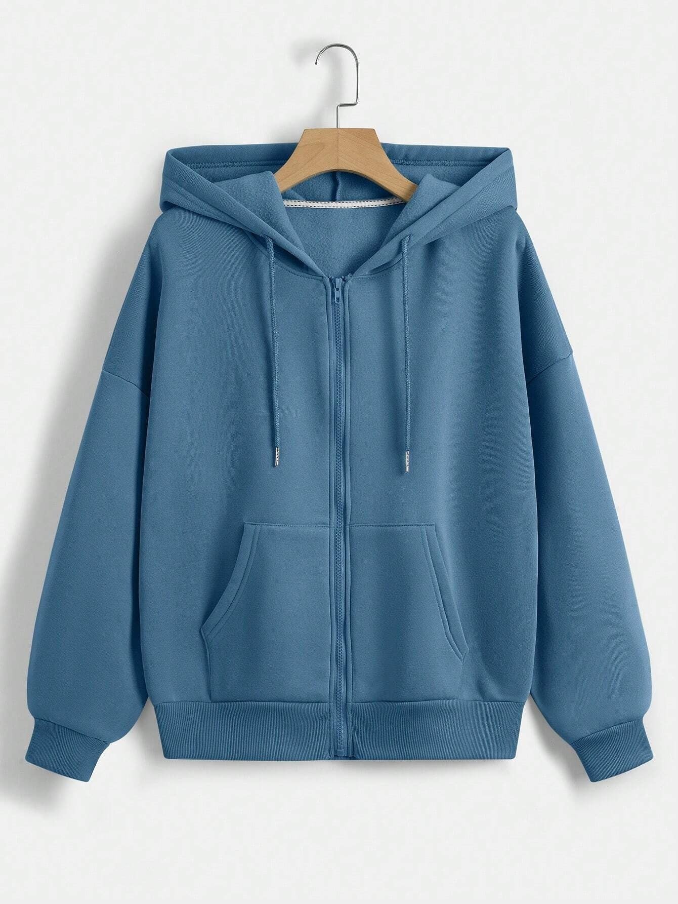 Outdoorsy Drawstring Hoodie