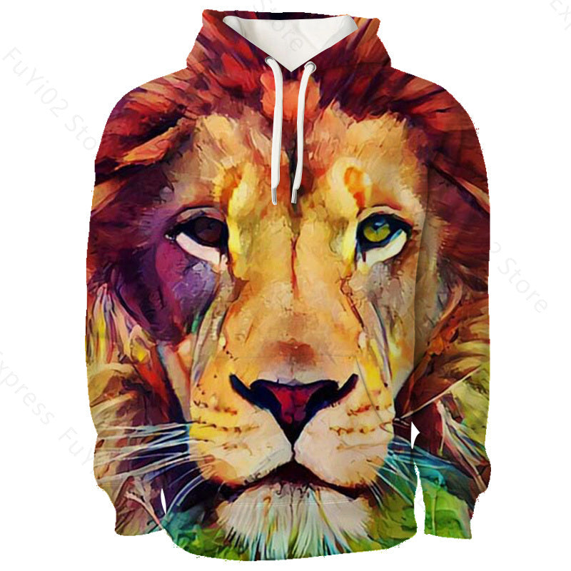 Animal Pattern Hoodies