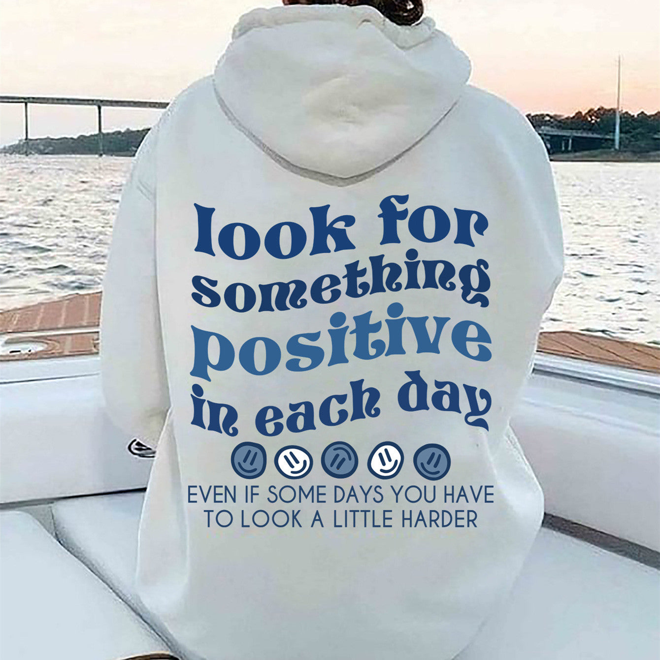 Positive Drawstring Hoodie