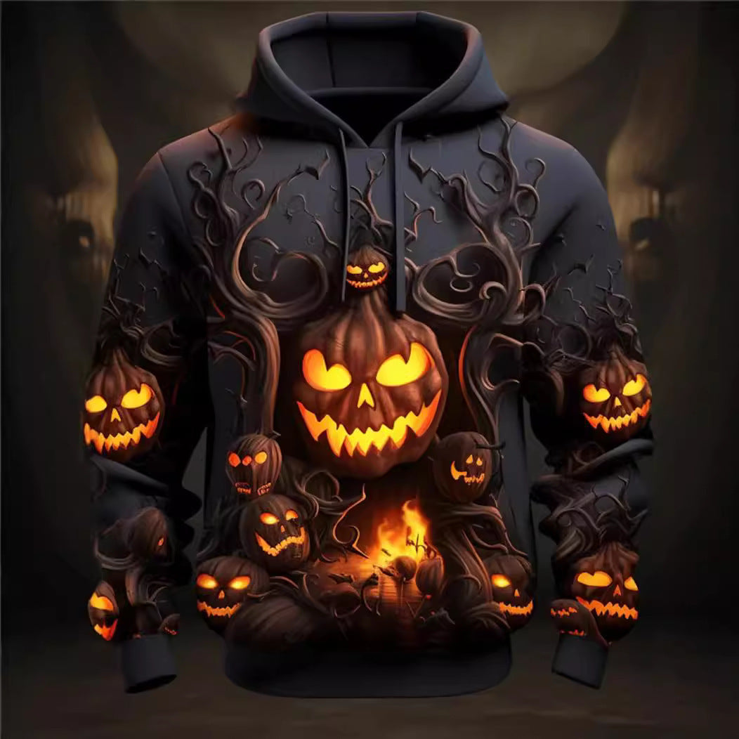 Horror Pumpkin Head 3D Hoodie