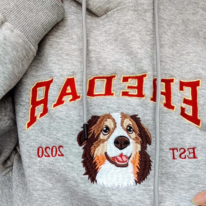Custom Embroidered Pet Hoodie