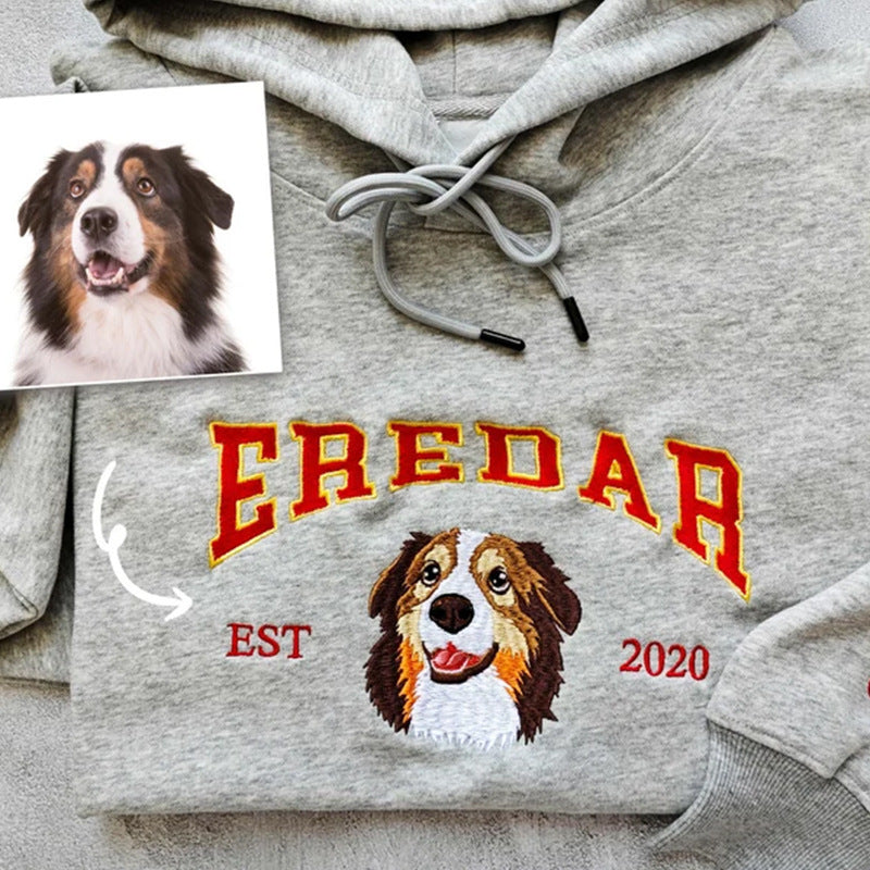 Custom Embroidered Pet Hoodie