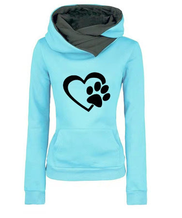 Paw Love Heart Hoodie