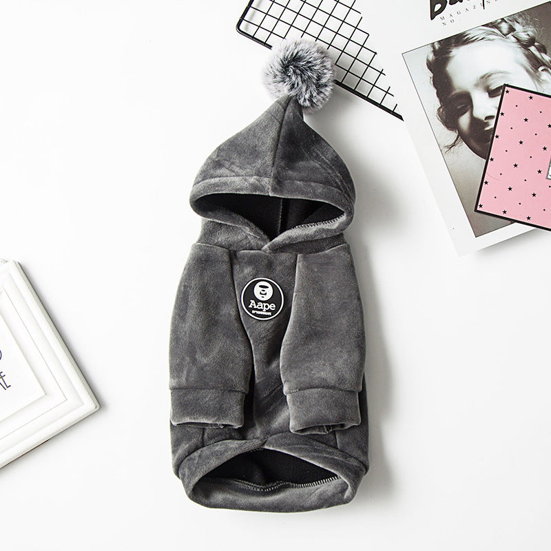 Plush Pet Hoodie