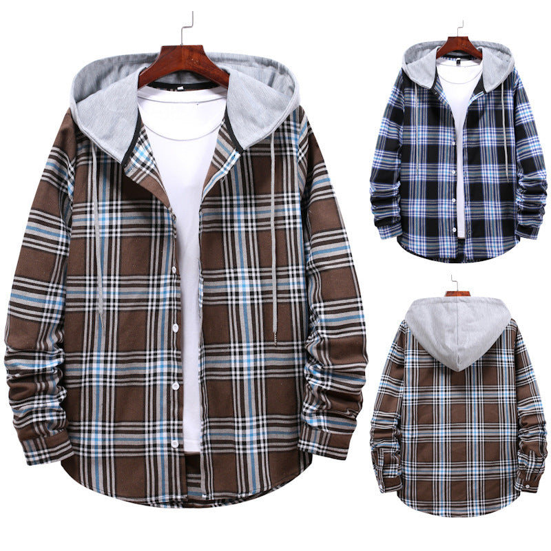 Classic Plaid Versatile Hoodie