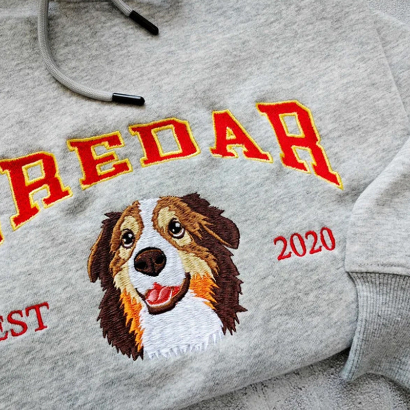 Custom Embroidered Pet Hoodie