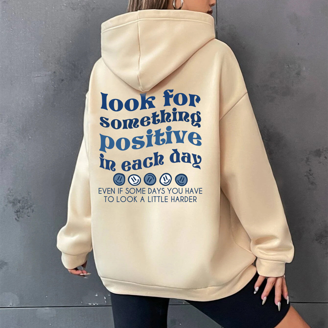 Positive Drawstring Hoodie