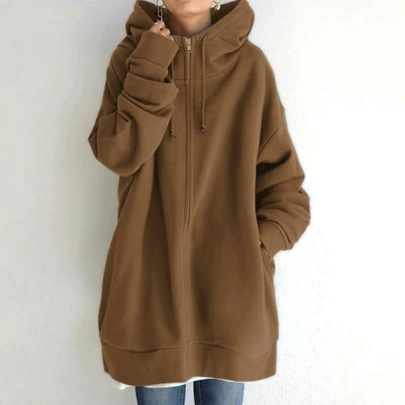 Fuzzy Full-Zip Hoodie