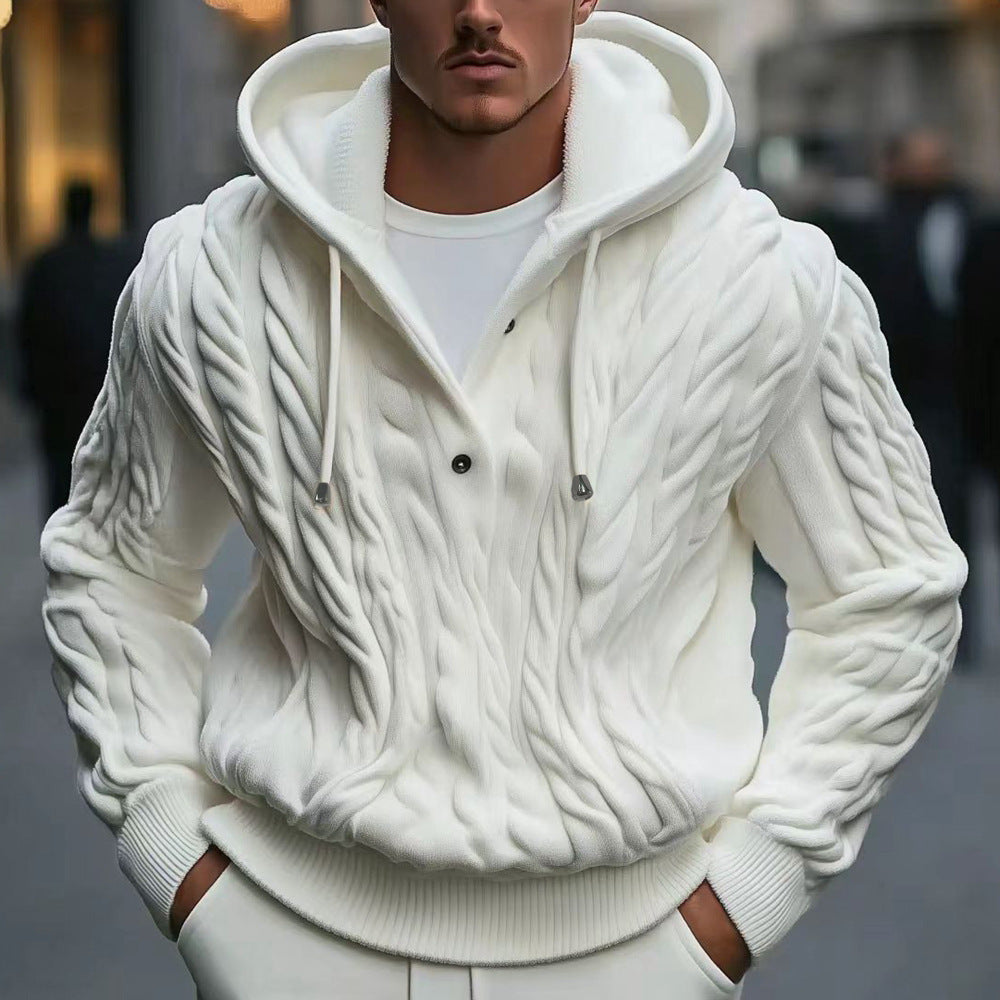 Pattern Pullover Hoodie