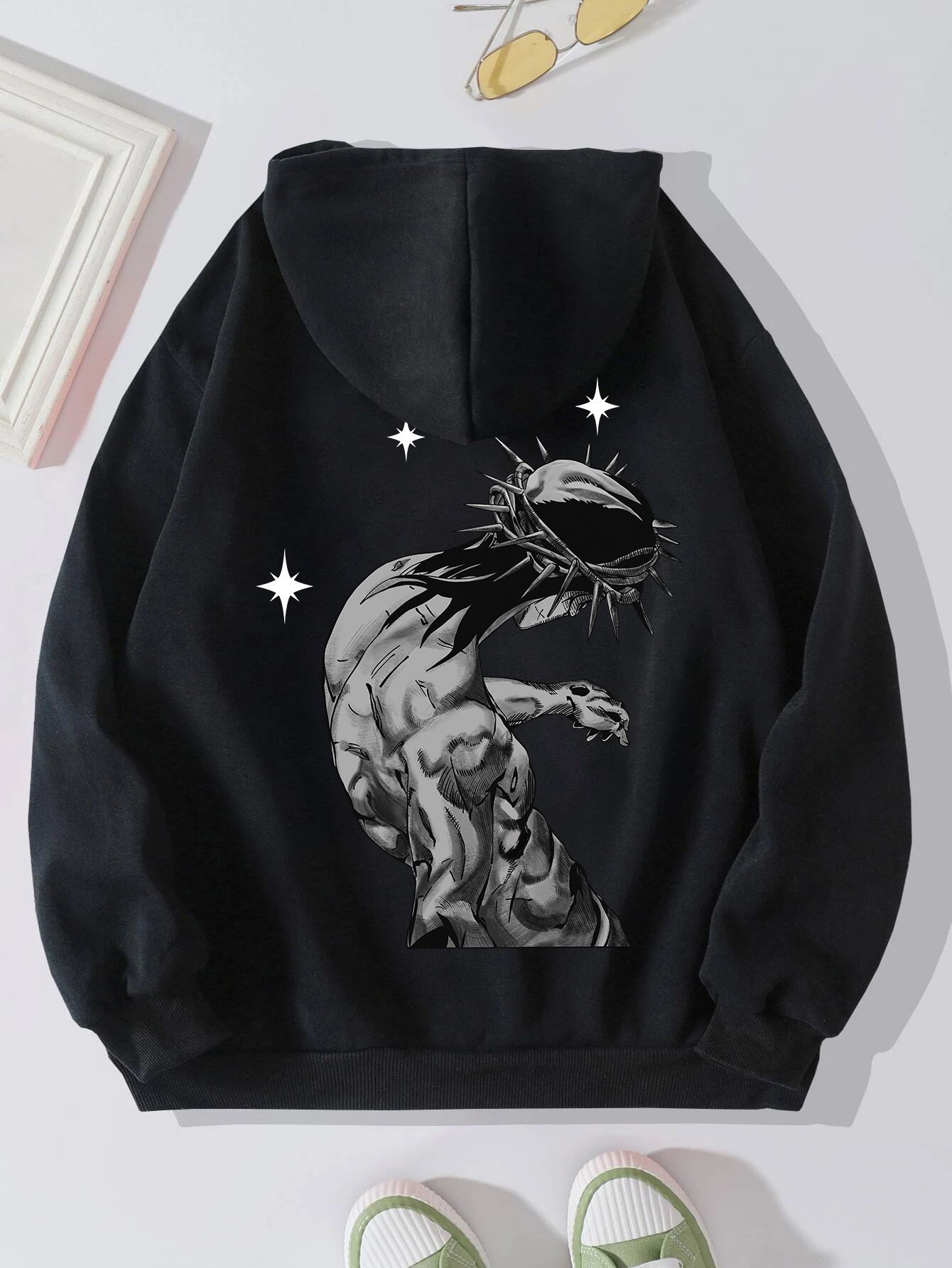 Jesus Print Hoodie
