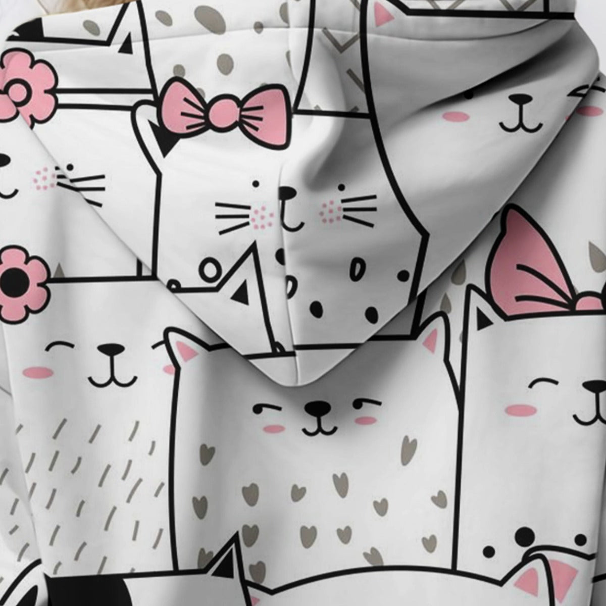 Cartoon Cat Hoodie
