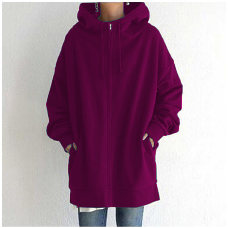 Fuzzy Full-Zip Hoodie
