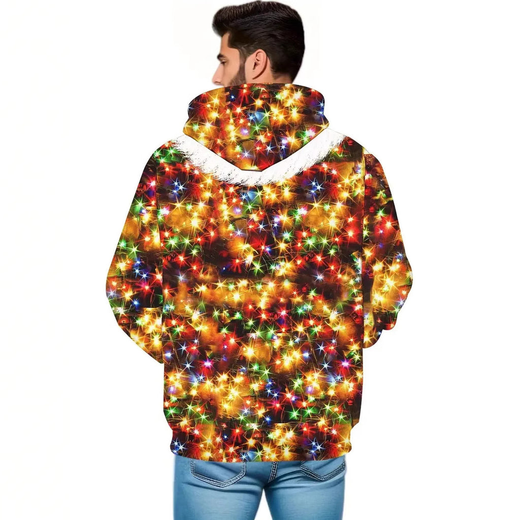 Funny Christmas 3D Printed Six Pack Hoodie