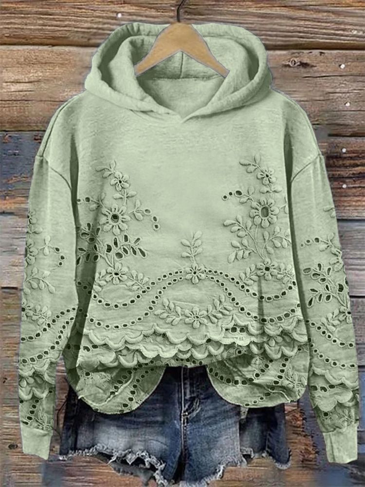 Digital Print Chic Hoodie