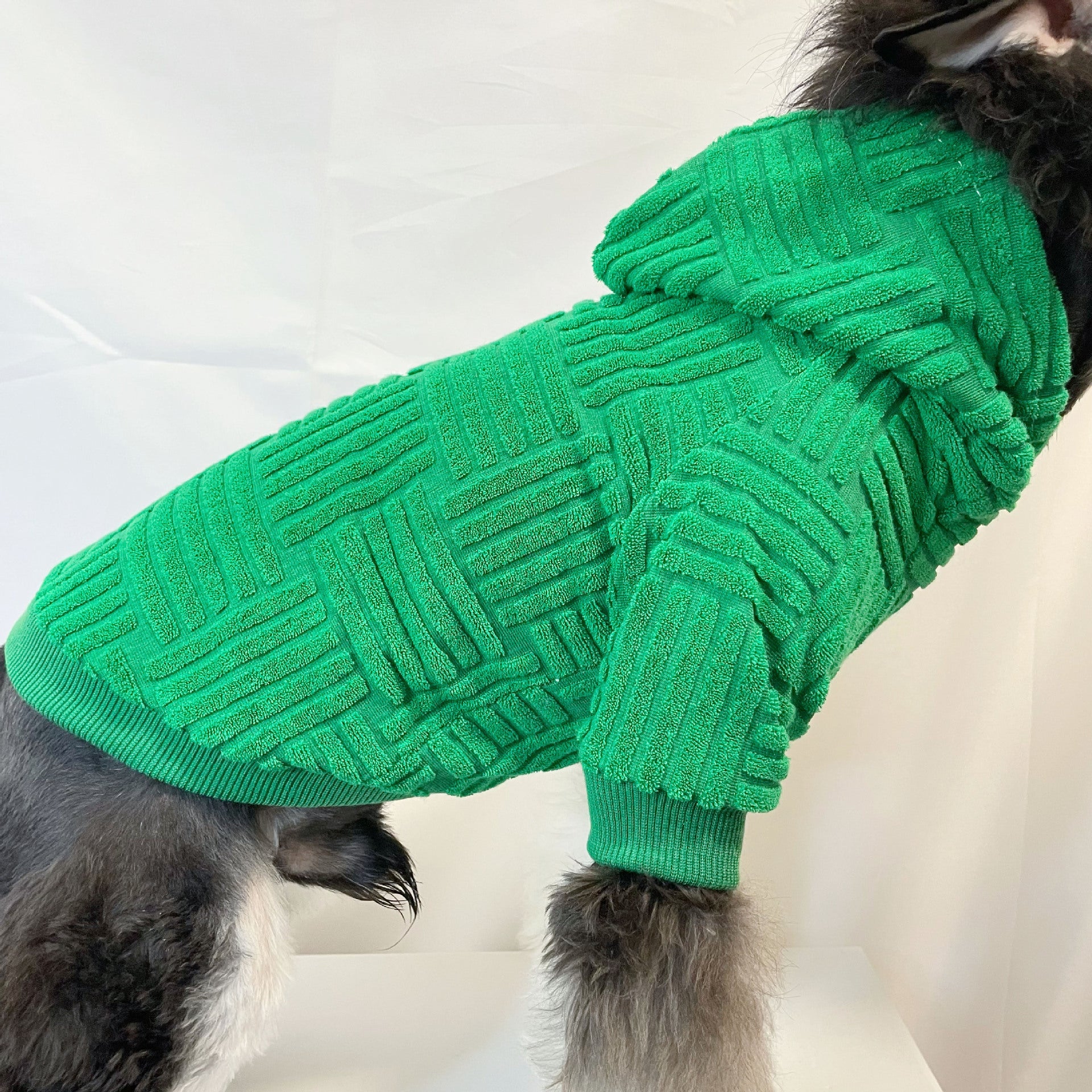 Green Terry Sweater Hoodie