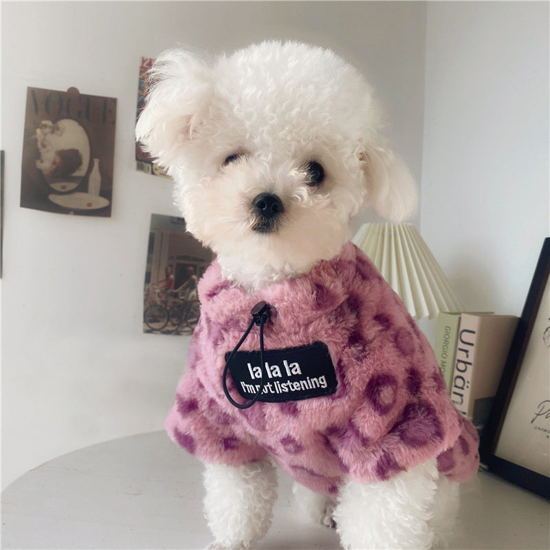Thick Plush Dog/Cat Hoodie