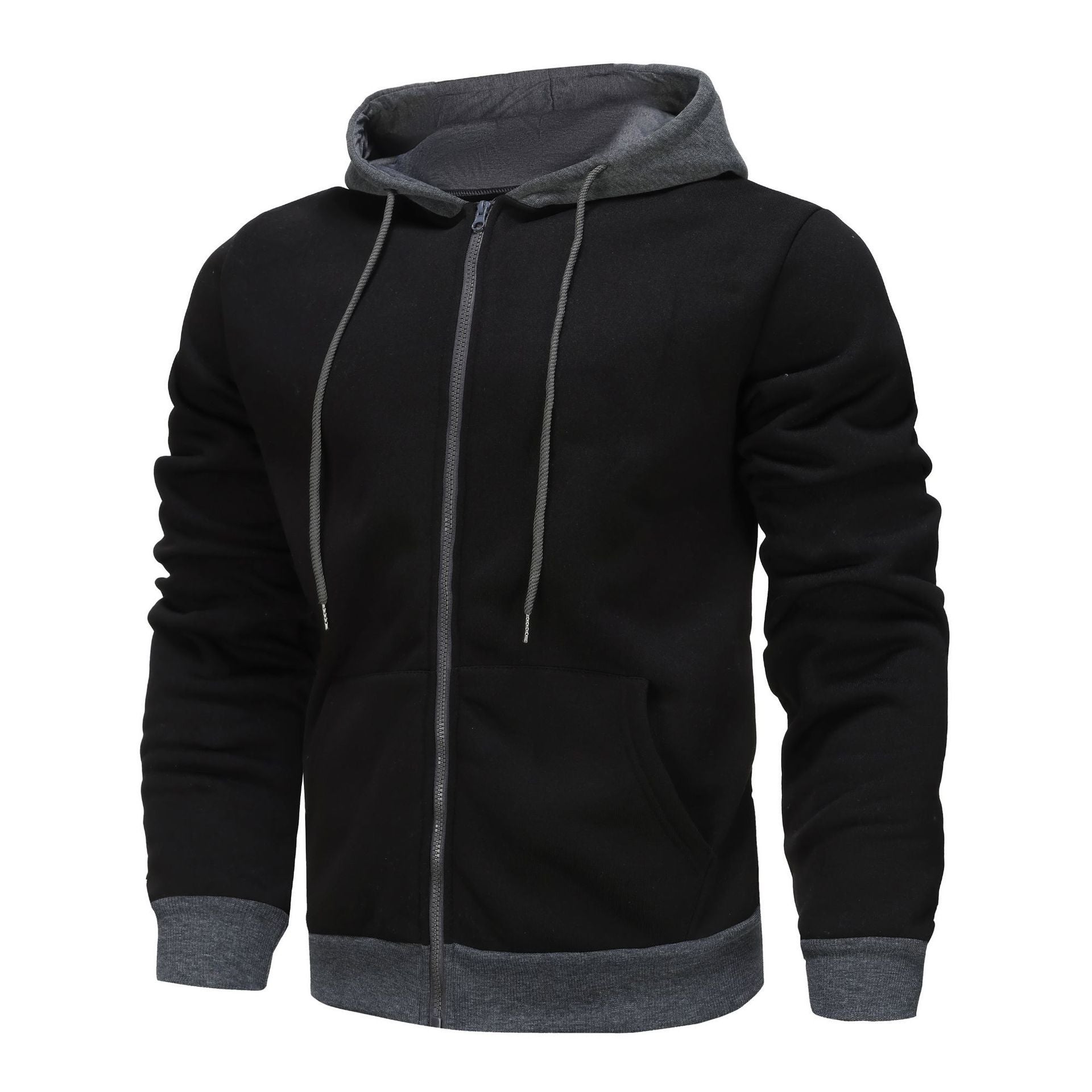 Sporty Outerwear Hoodie