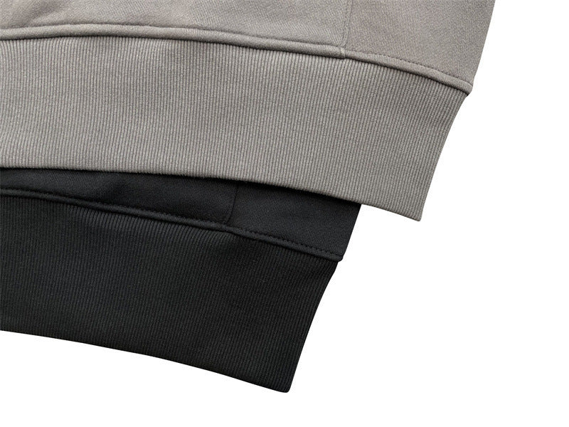 Loose Sweater Mask Distressed Hoodie