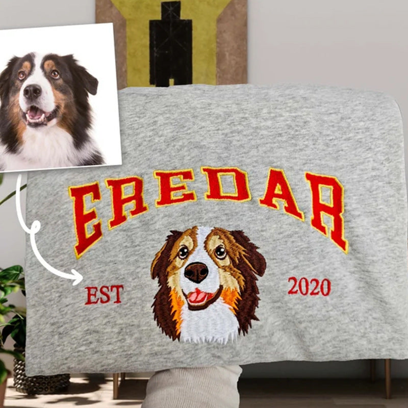 Custom Embroidered Pet Hoodie